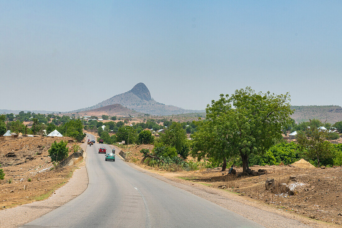 Landschaft in der Nähe von Gombe, Ostnigeria, Westafrika, Afrika