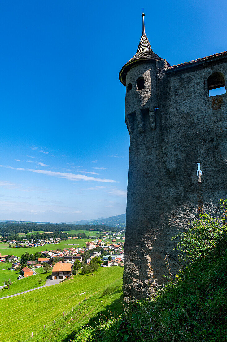 Schloss Gruyère, Freiburg, Schweiz, Europa