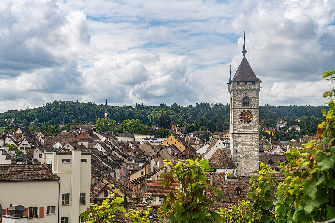 Old town of Schaffhausen, Switzerland, Europe