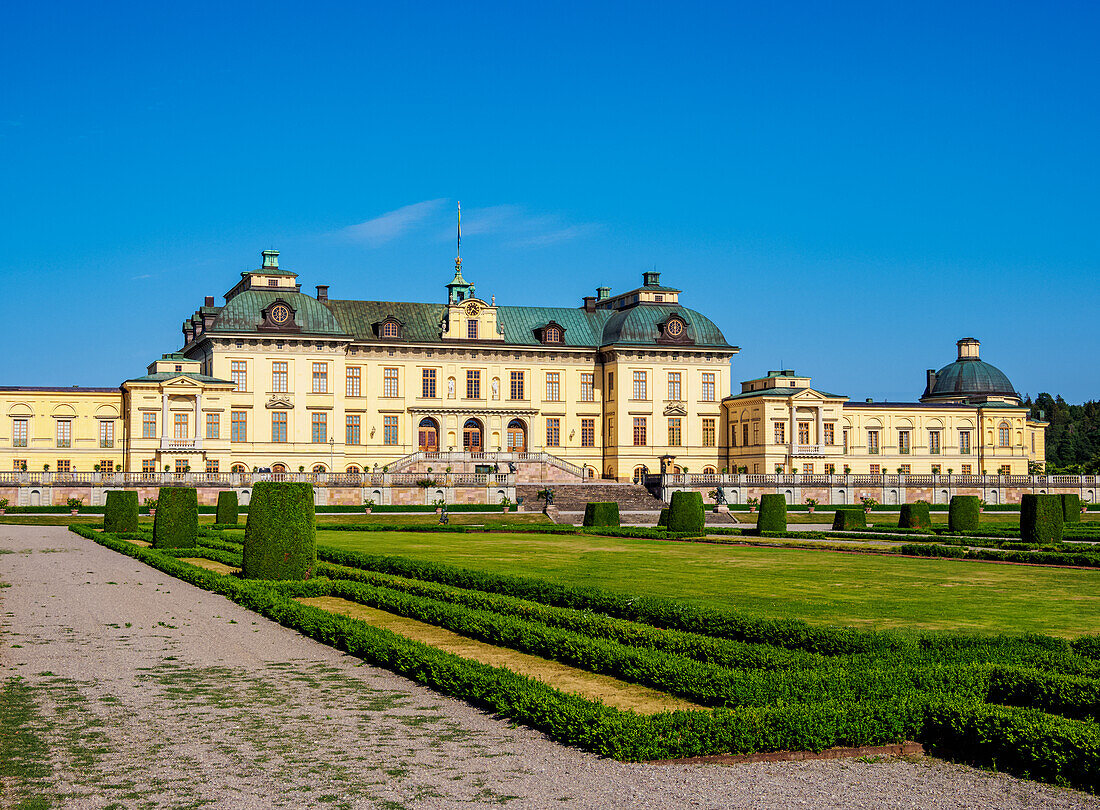 Drottningholm Palace Garden, Stockholm, Stockholm County, Sweden, Scandinavia, Europe