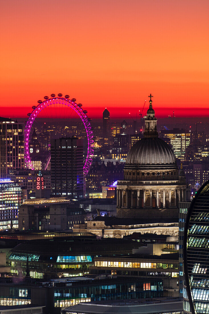 london skyline night