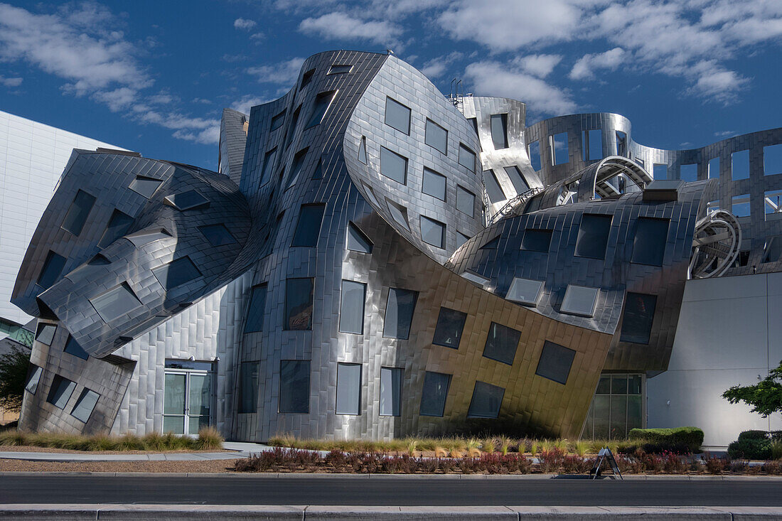 The Lou Ruvo Center for Brain Health, designed by Frank Gehry, Las Vegas, Nevada, United States of America, North America