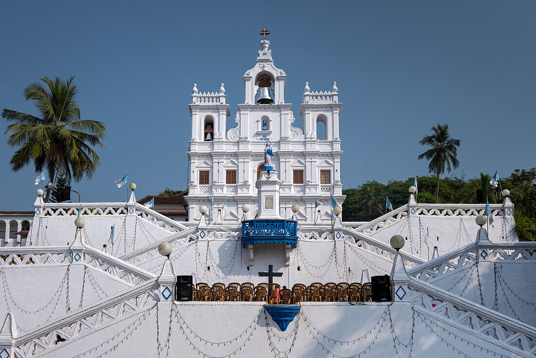 The Church of Our Lady of the Immaculate Conception, UNESCO World Heritage Site, Panjim City (Panaji), Goa, India, Asia