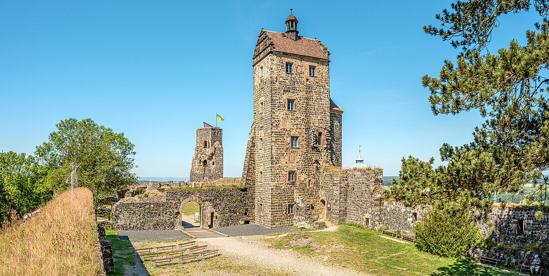 Seiger Tower at Stolpen Castle, Saxony, Germany