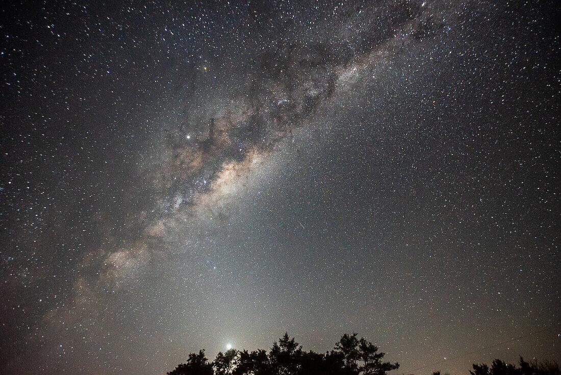 Szenische Ansicht der Milchstraße im Himmel