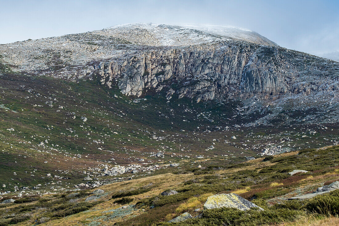 Australia, New South Wales, Mountain landscape at Charlotte Pass in Kosciuszko National Park