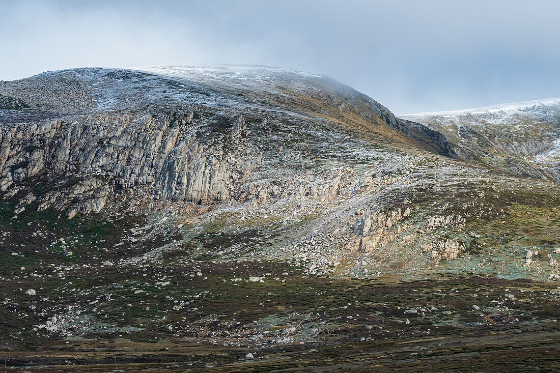 Australia, New South Wales, Mountain landscape at Charlotte Pass in Kosciuszko National Park