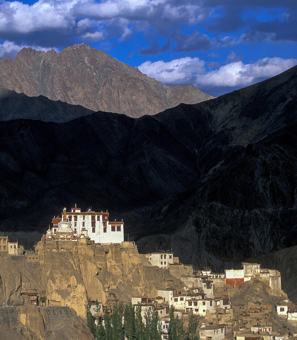 India, Ladakh, Leh District, Lamayuru, Buddhist Lamayuru Monastery in Himalayas