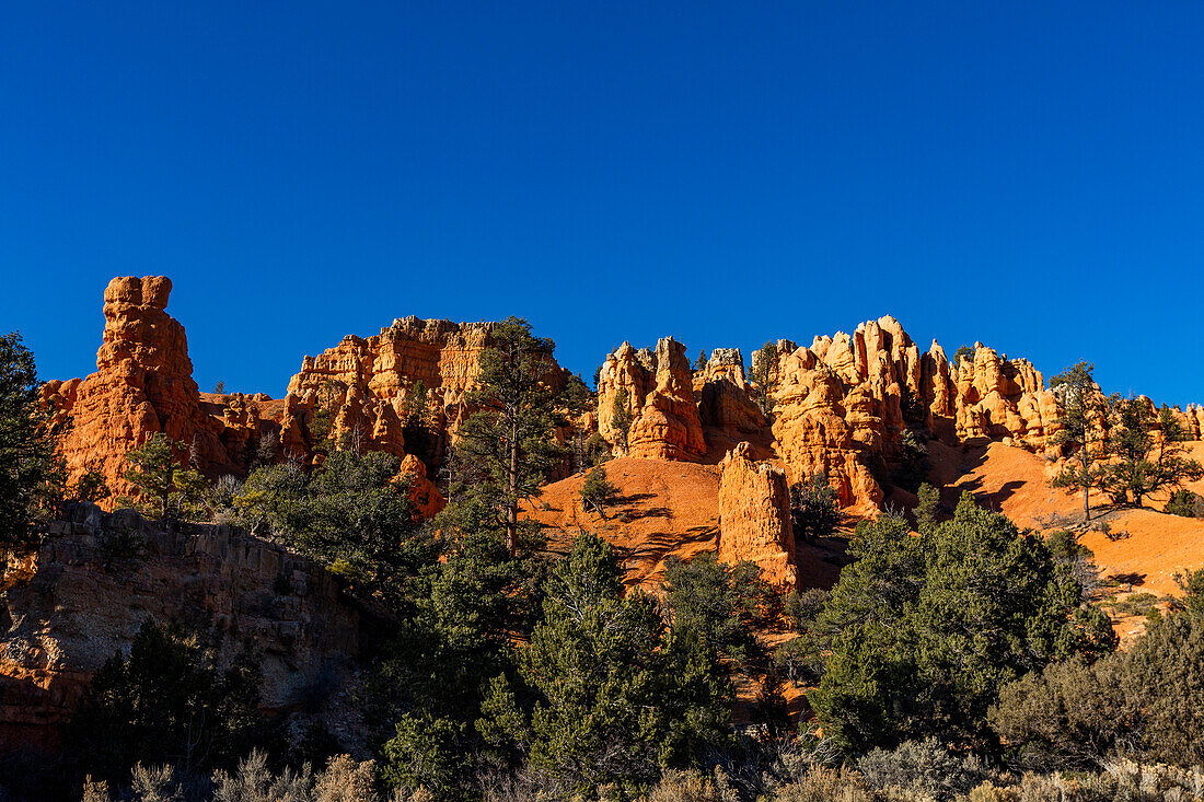 United States, Utah, Bryce Canyon National Park, Hoodoo rock formations