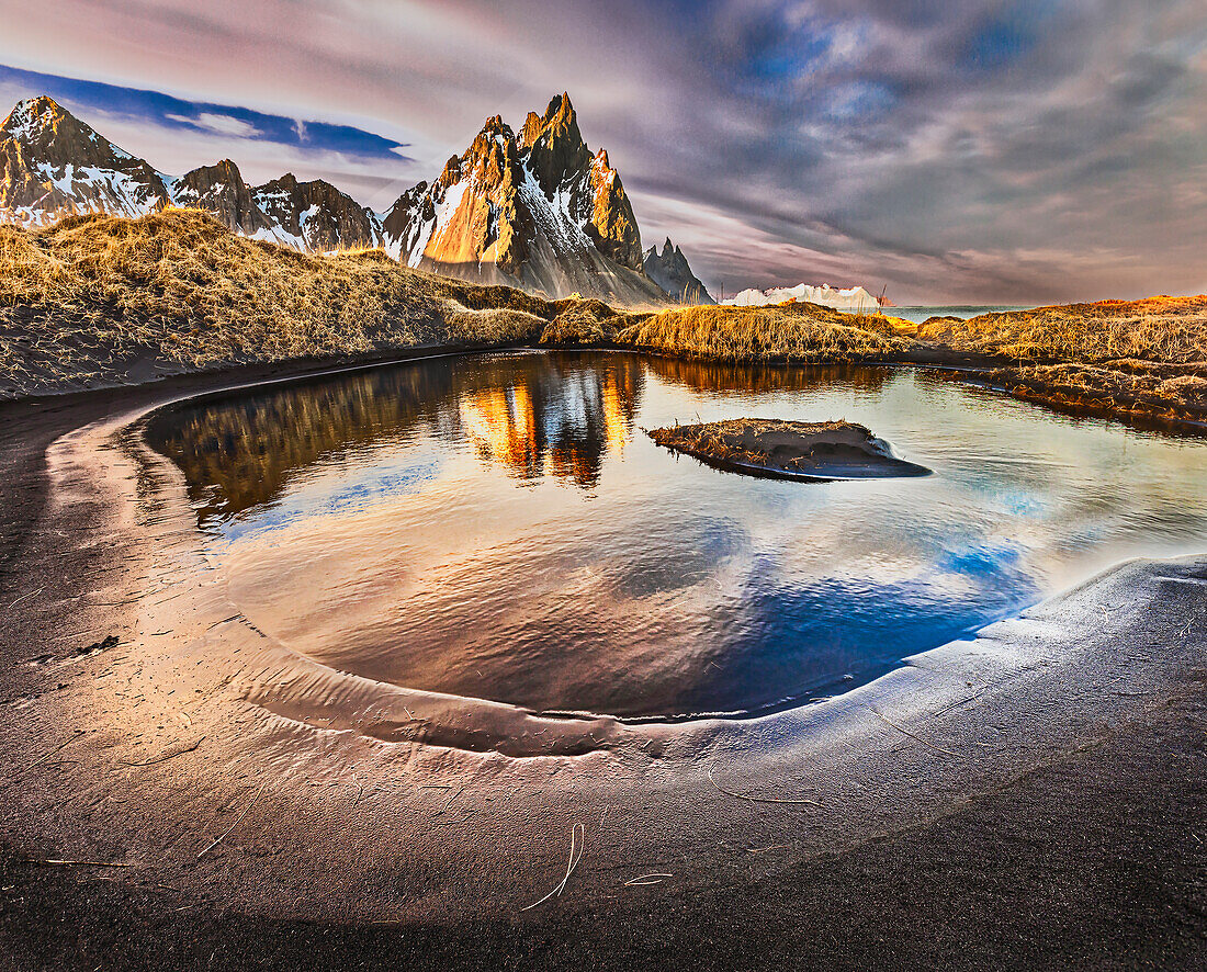 Iceland in winter.