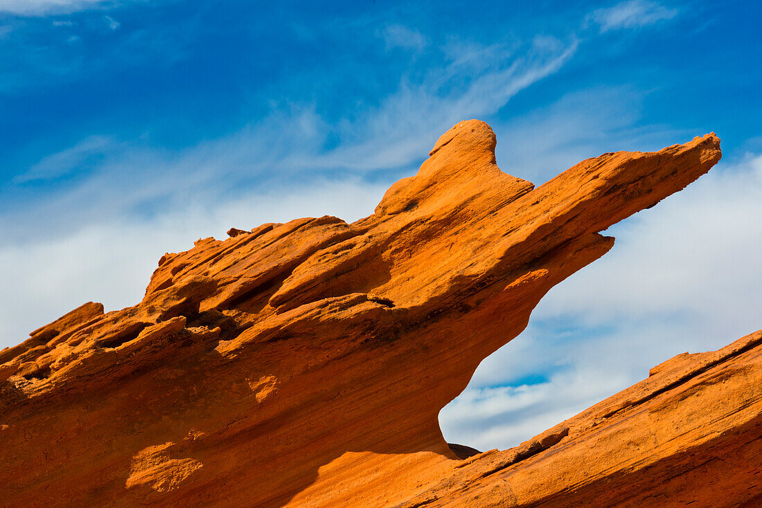 USA, Nevada, Mesquite. Gold Butte National Monument, Little Finland red rock sculptures