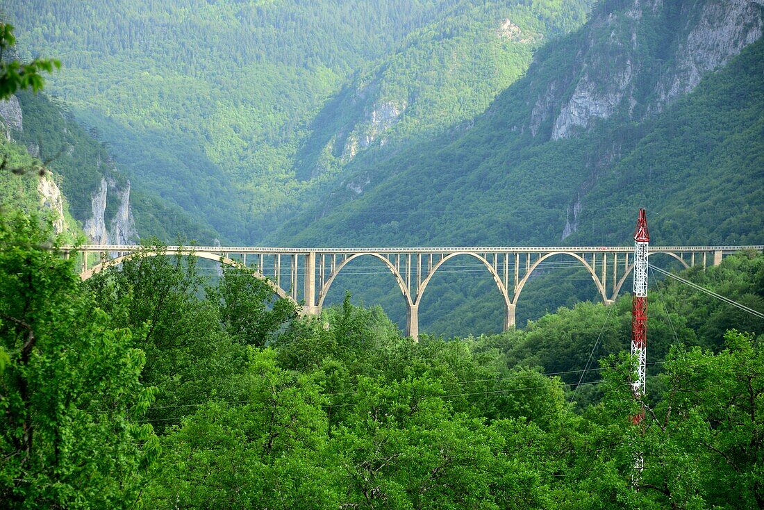 the bridge over the Tara Gorge, Montenegro