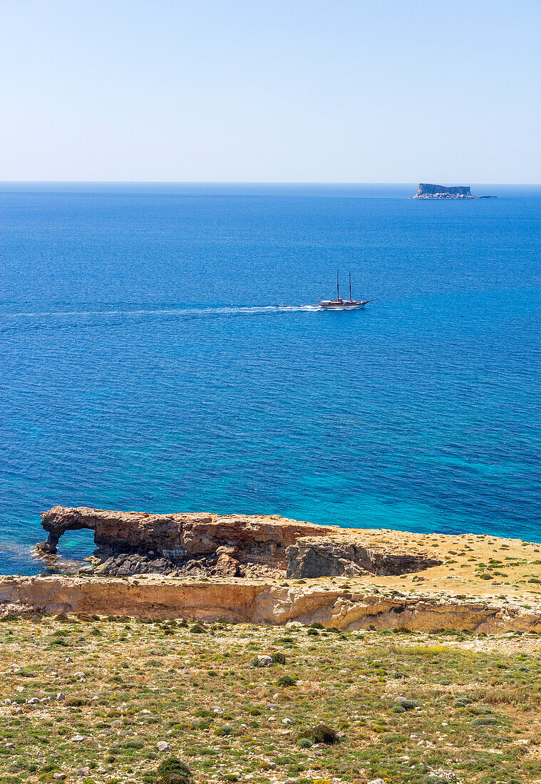 An der malerischen Südküste der Insel Malta, Malta, Europa