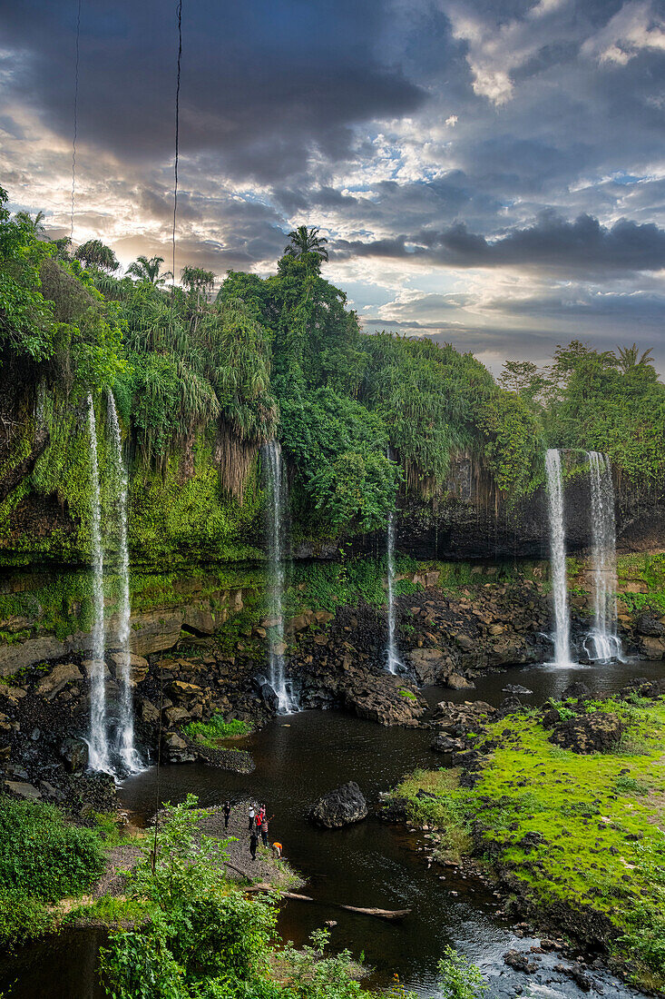 Agbokim-Wasserfall, Ikom, Nigeria, Westafrika, Afrika