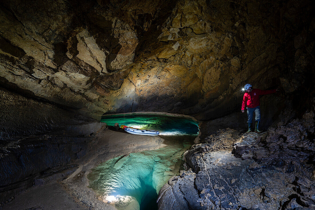 Krizna Jama Höhle, Kreuzhöhle, Grahovo, Slowenien, Europa