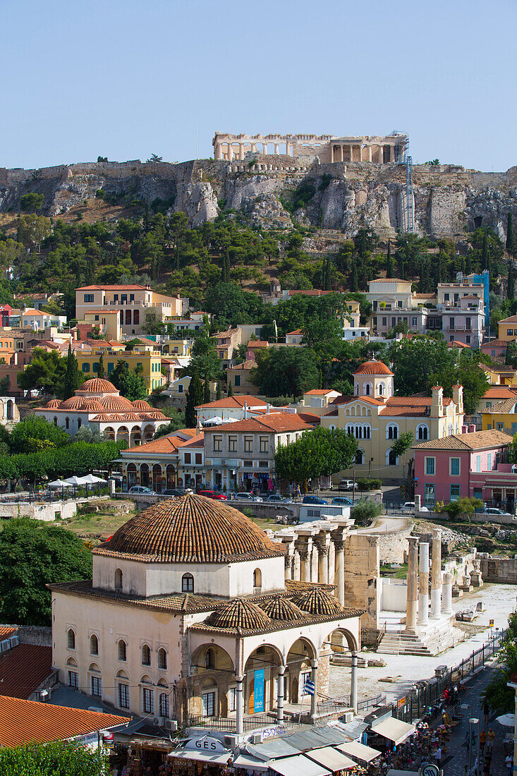 Die Akropolis, Athen, Griechenland, Europa