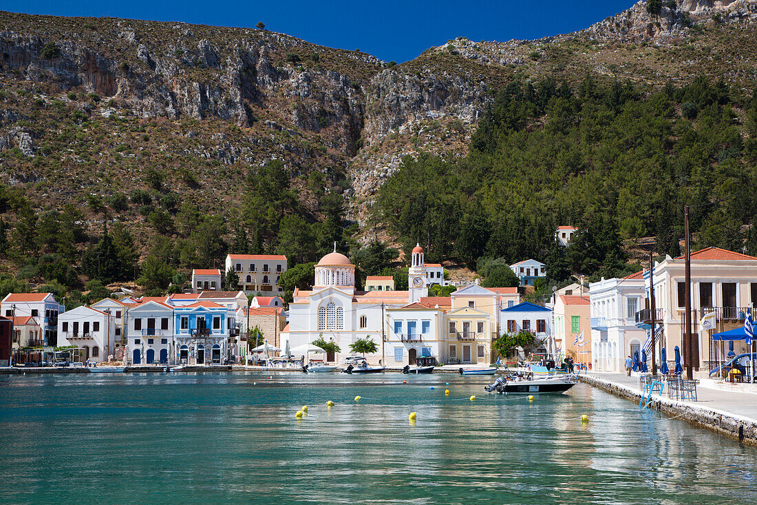 Kastellorizo Harbour, Kastellorizo (Megisti) Island, Dodecanese Group, Greek Islands, Greece, Europe