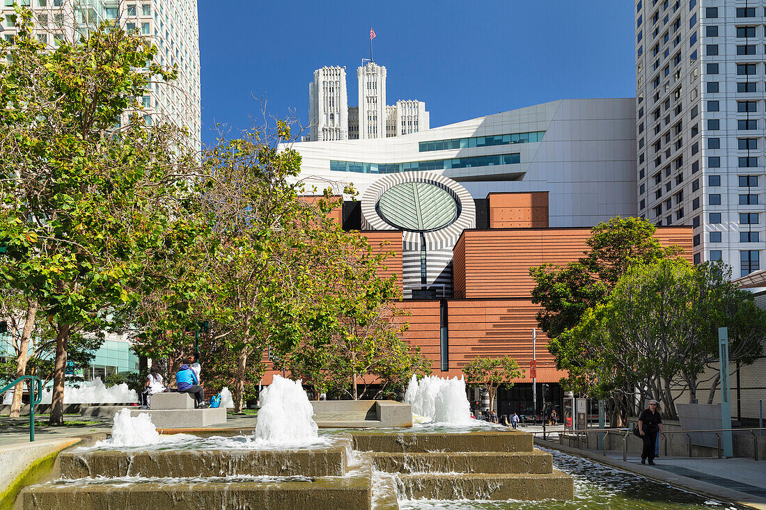 Museum of Modern Art, architect Mario Botta, San Francisco, California, United States of America, North America