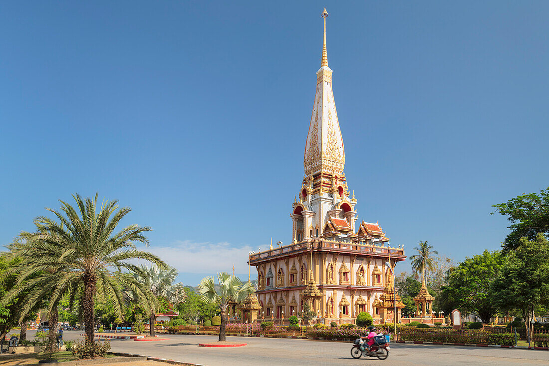 Wat Chalong temple, Phuket, Thailand, Southeast Asia, Asia