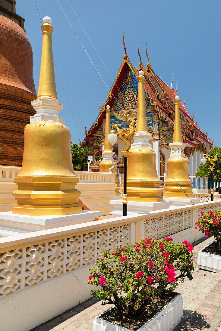Wat Putta Mongkon, Phuket Town, Phuket, Thailand, Southeast Asia, Asia