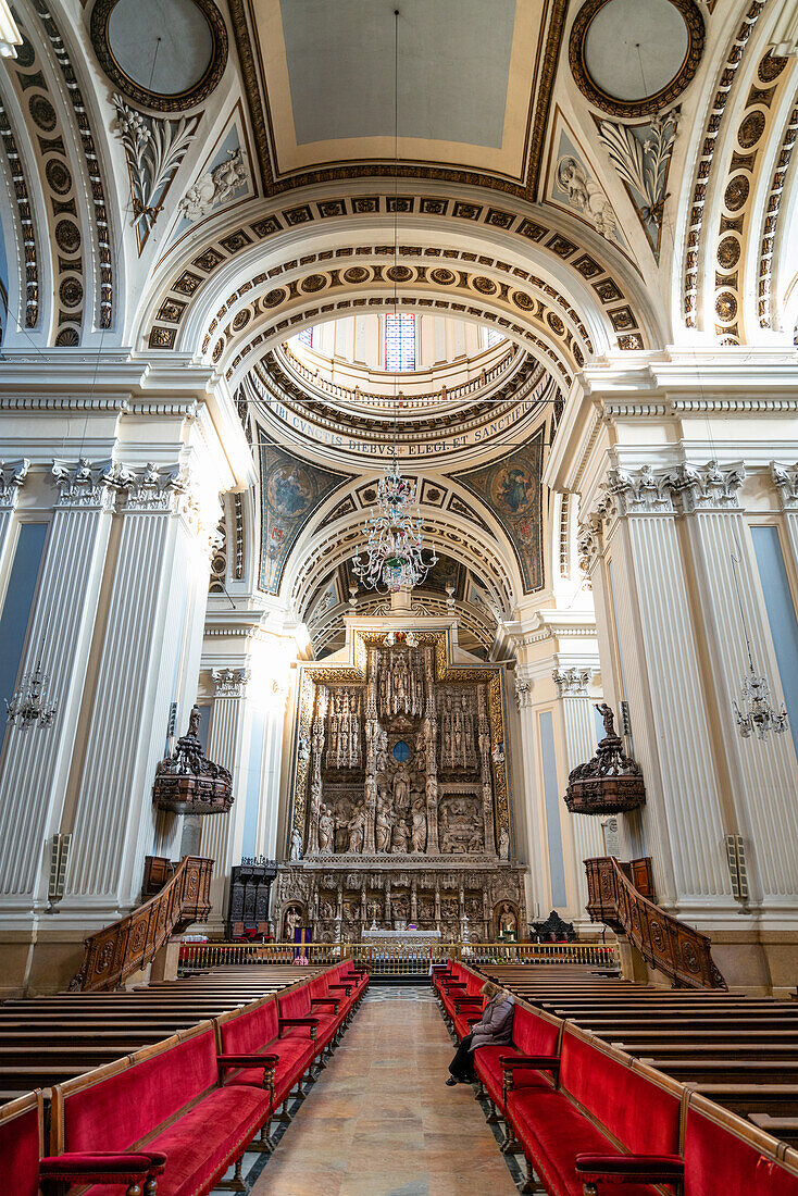 Basilica del Pilar Kathedrale Gebäude Innendetails, Zaragoza, Aragon, Spanien, Europa