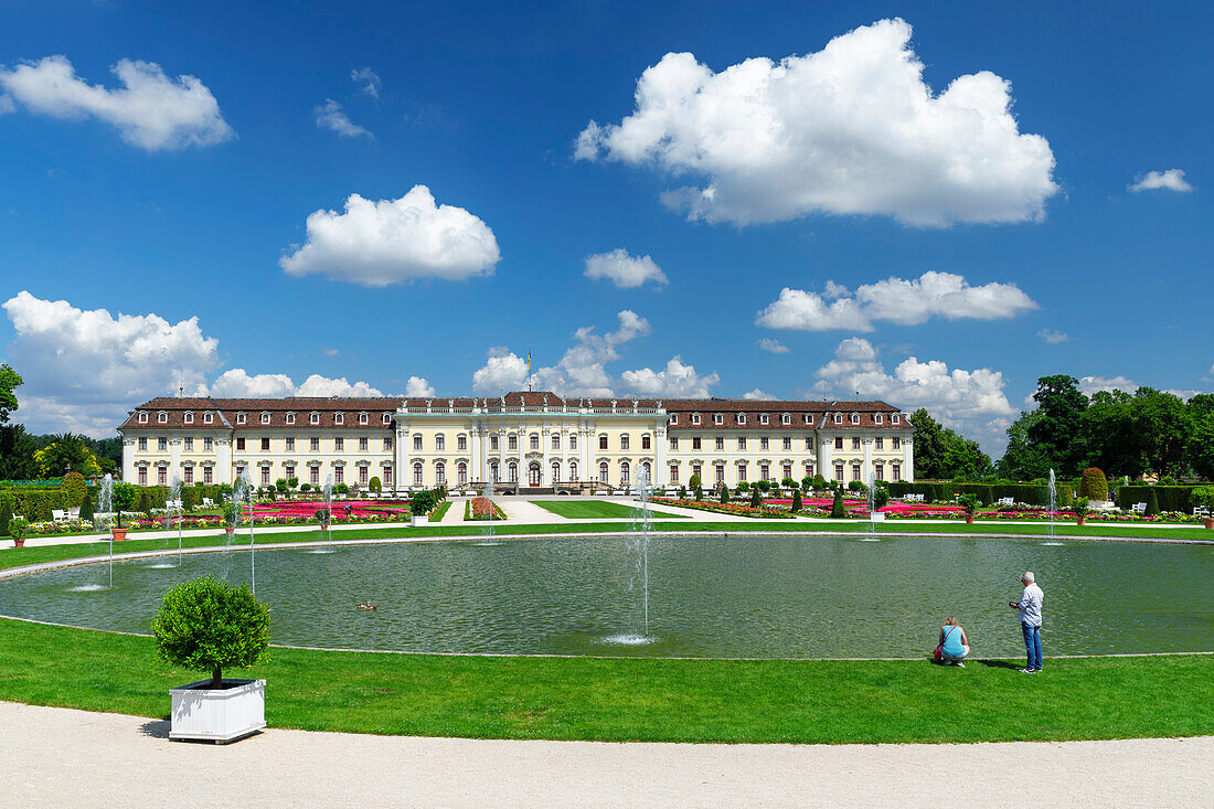 Schloss Residenzschloss, Ludwigsburg, Baden-Württemberg, Deutschland, Europa