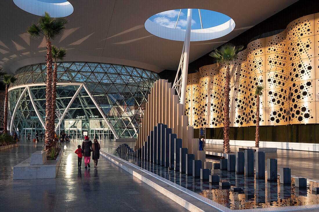 Exterior of Marrakesh Menara Airport, Marrakesh Safi region, Morocco, North Africa, Africa