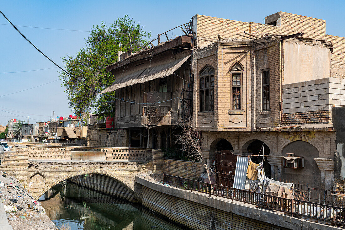 Alte Kaufmannshäuser, Basra, Irak, Naher Osten