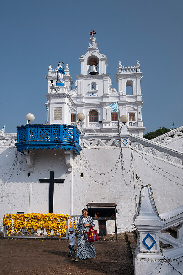 The Church of Our Lady of the Immaculate Conception, UNESCO World Heritage Site, Panjim City (Panaji), Goa, India, Asia