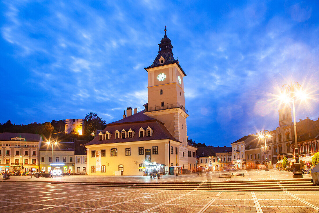 Ratsplatz, Altstädter Ring in Brasov, Siebenbürgen, Rumänien, EuropeEurope