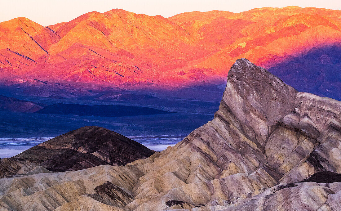 USA, California. Death Valley National Park, Zabriskie Point