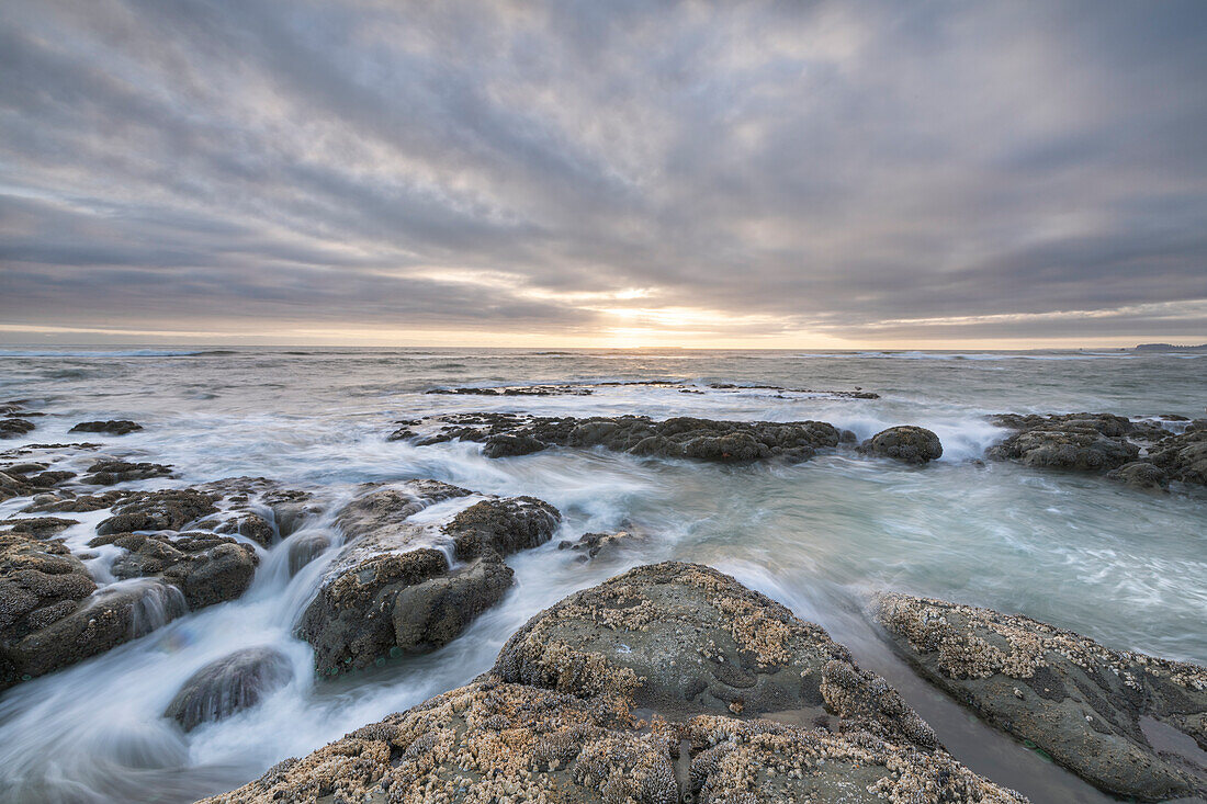 Kalaloch Beach 4 at sunset, Olympic National Park, Washington State