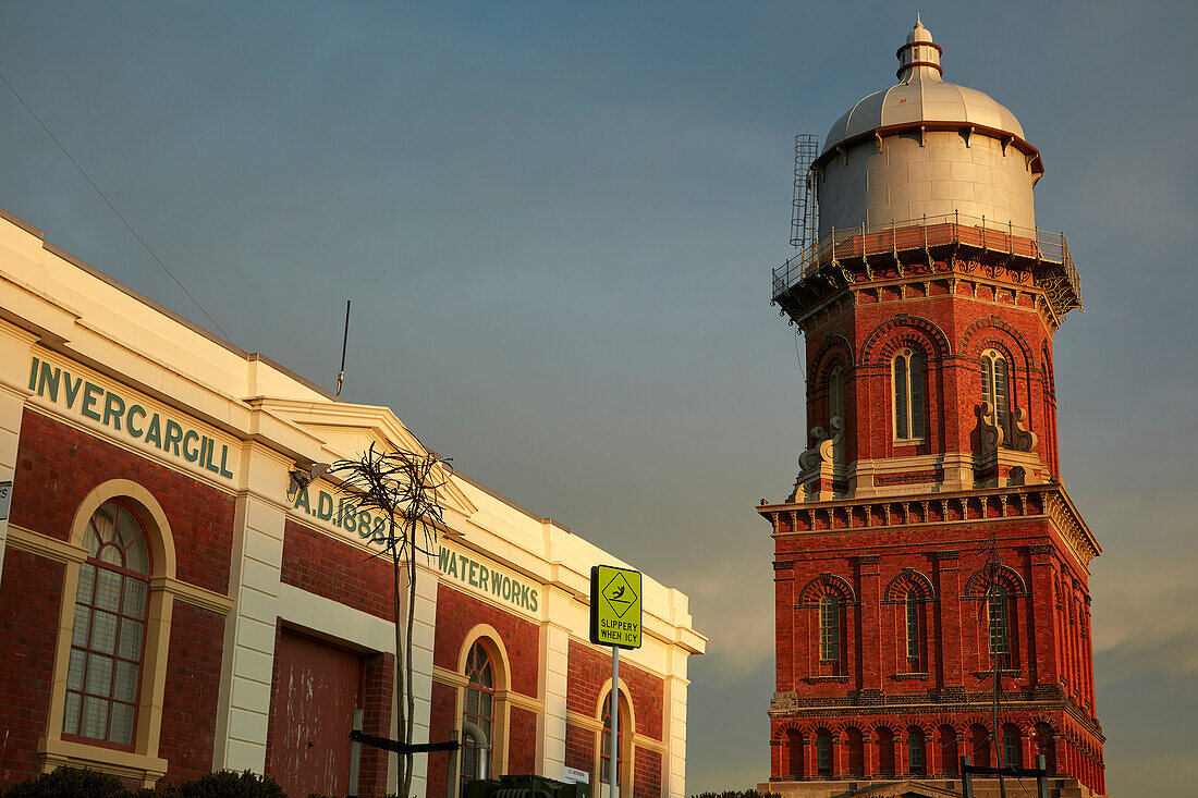 Historic waterworks and water tower , Invercargill, Southland, South Island, New Zealand