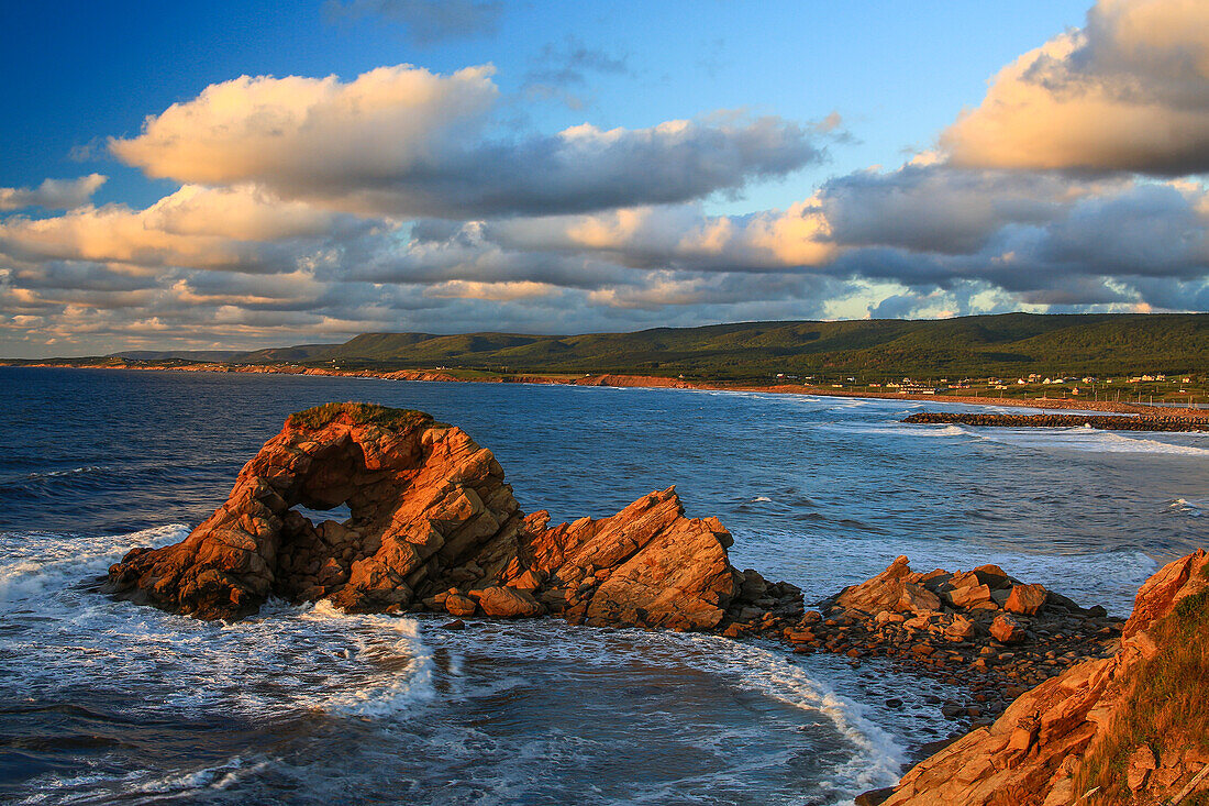 Nordamerika, Kanada, Neuschottland, Kap Breton, Cabot Trail, Margaree Harbour Küstenlinie