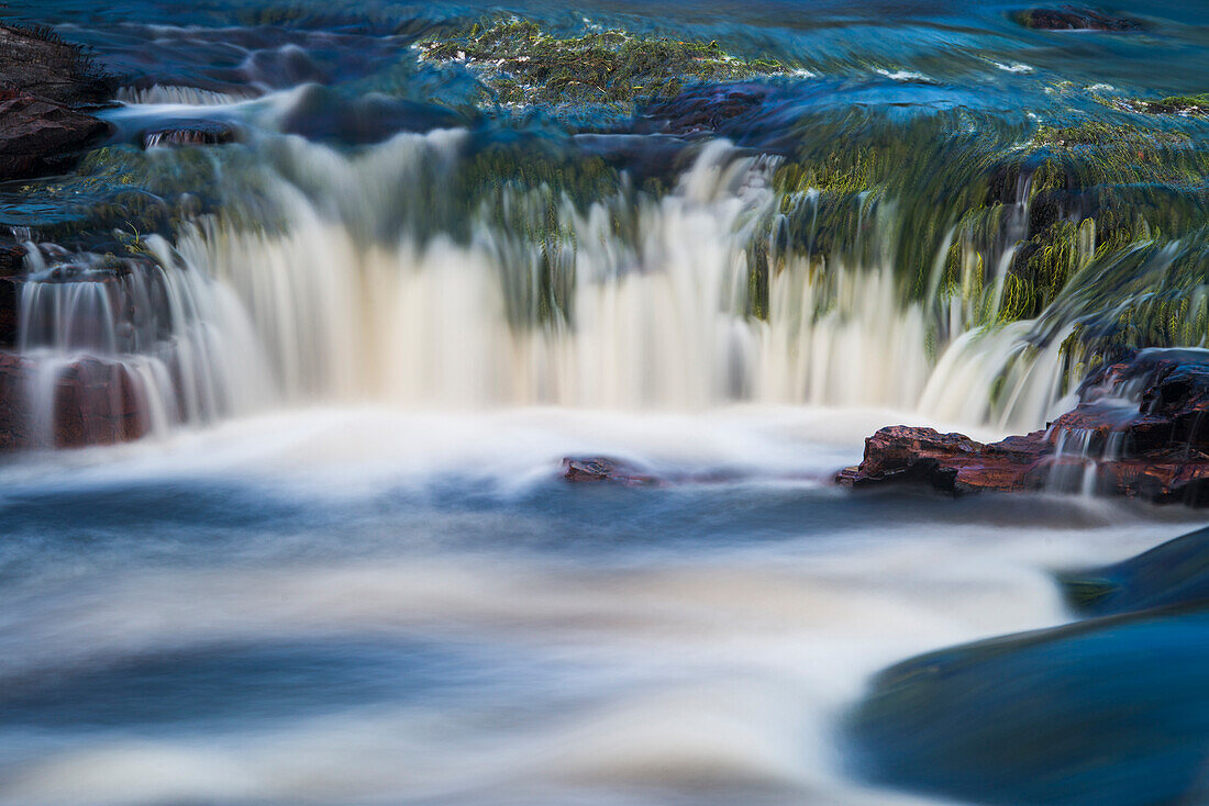 Orinduik Falls, Region Potaro-Siparuni, Grenze Brasilien-Guyana, GUYANA.