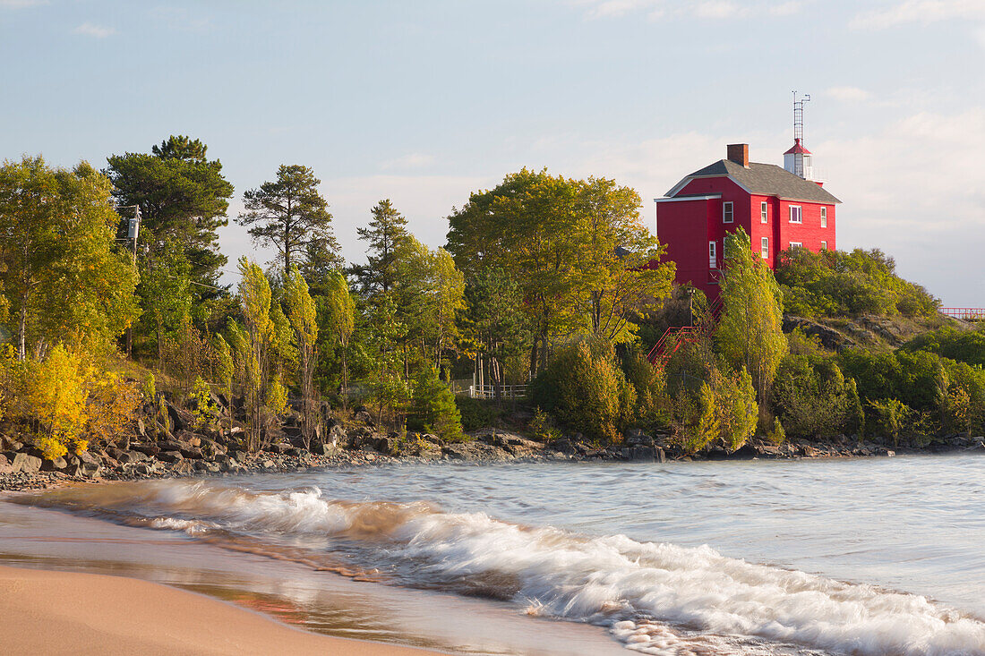 MI, Marquette, Marquette Harbor Lighthouse, 1865