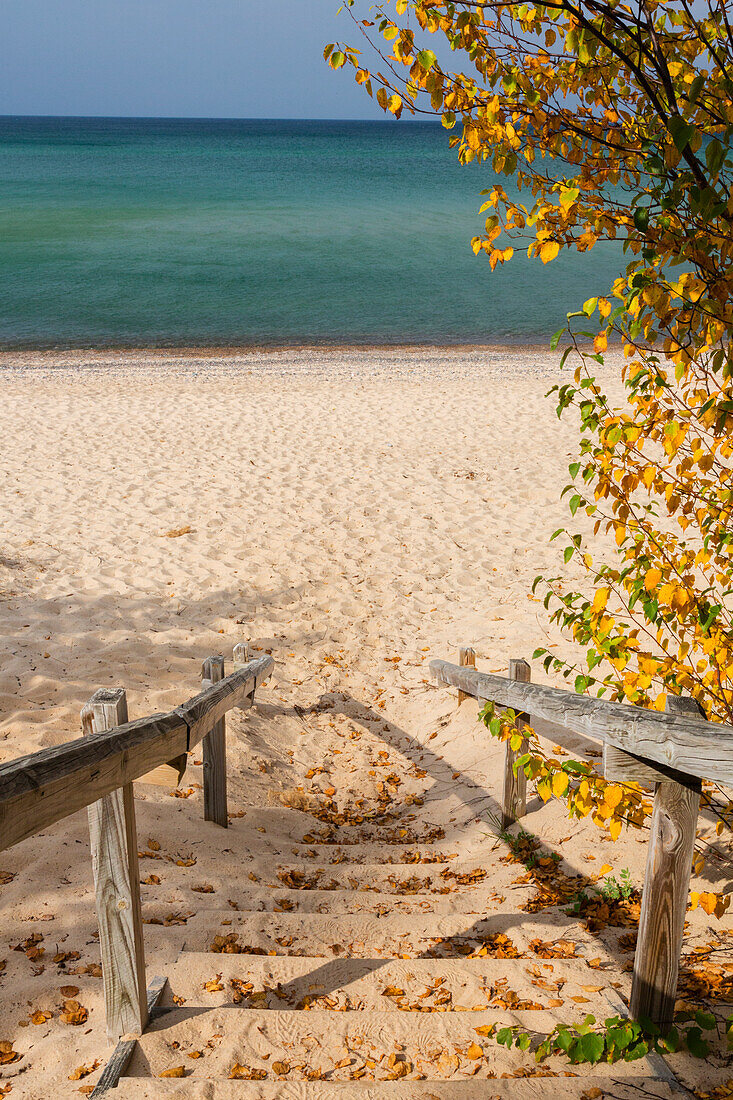 Michigan, Pictured Rocks National Lakeshore, Twelvemile Beach and Lake Superior