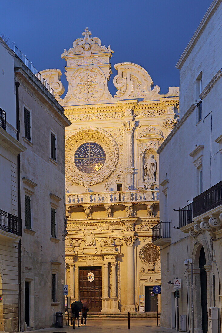 Basilika Santa Croce, Lecce, Salento, Apulien, Italien