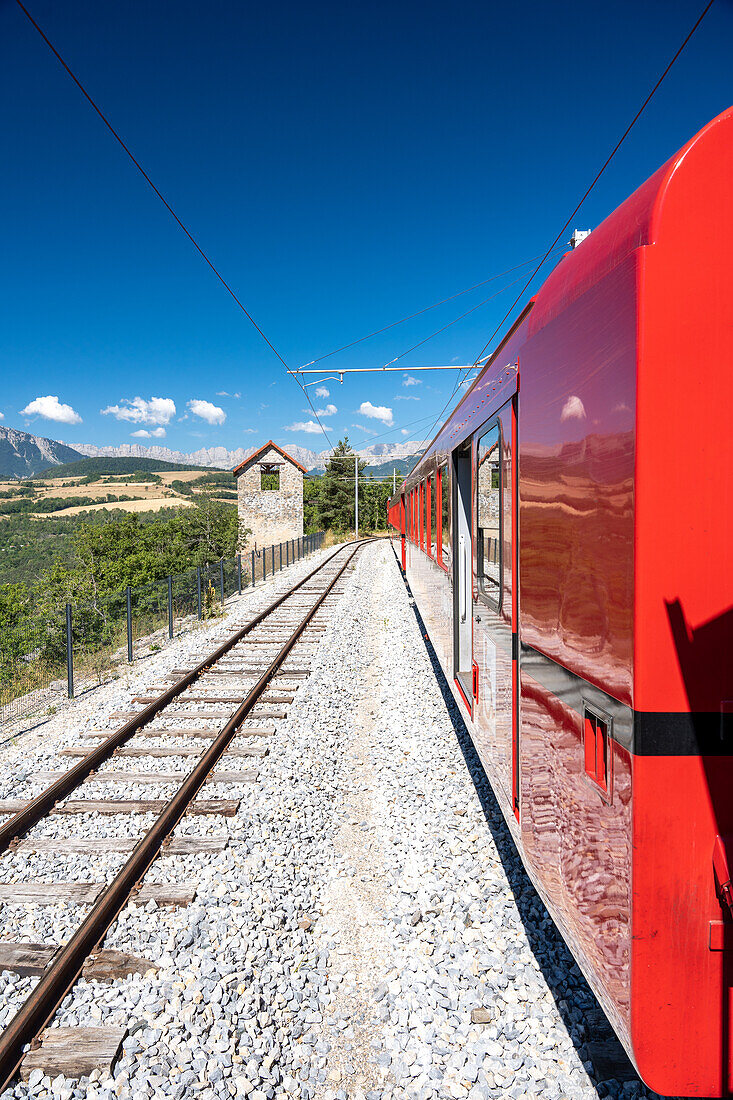 Petit Train de La Mure bei Belvédère, Isère, Grenoble, Auvergne-Rhône-Alpes, Frankreich