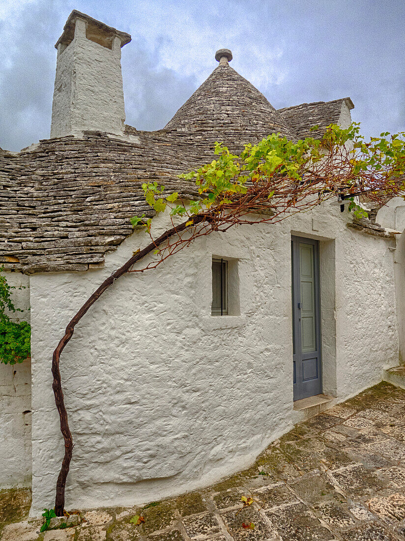 Italien, Alberobello. Typische Trulli-Häuser in Alberobello.