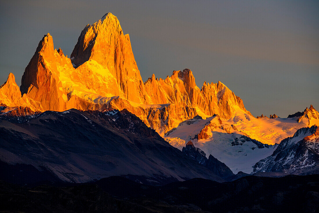 Argentinien, Patagonien. El Chaltén, Fitz Roy