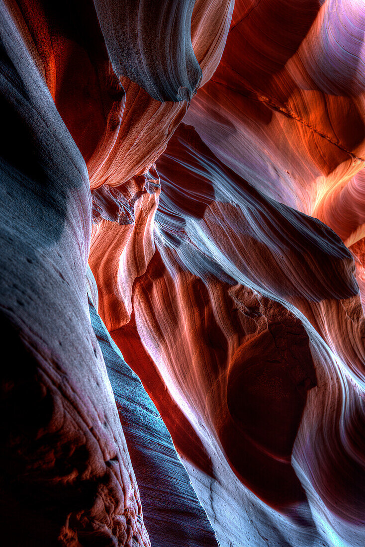 Antelope Canyon, ein Slot Canyon in der Nähe von Page im Norden Arizonas