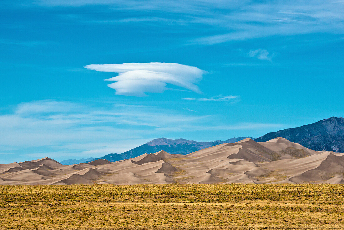 USA, Colorado, Alamosa, Great-Sand-Dunes-Nationalpark und Reservat