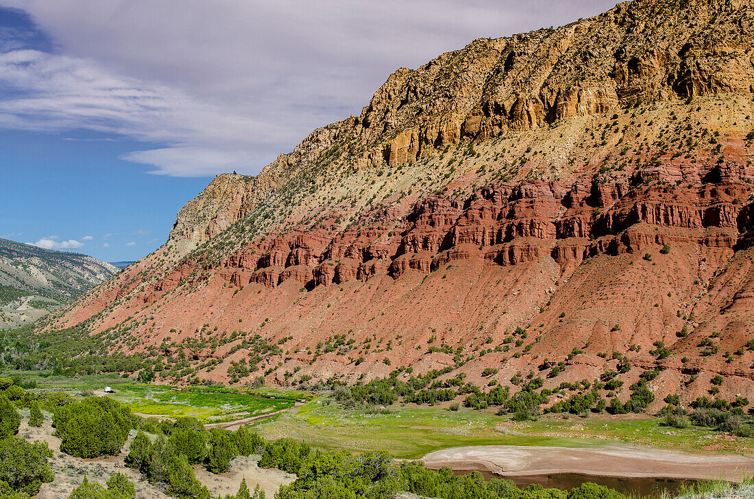 Nationales Erholungsgebiet Flaming Gorge, Utah, USA.