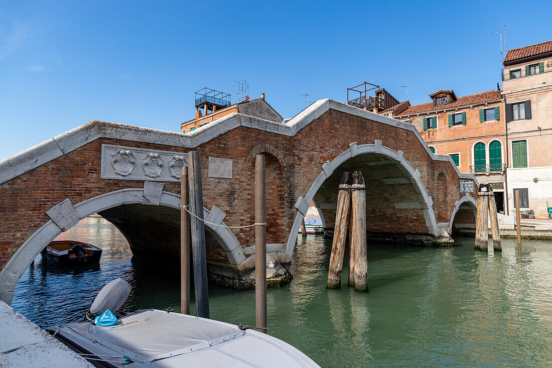 Brücke der drei Bögen, Venedig, Venetien, Italien