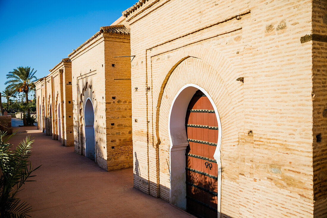 antique doors at a palace in Marrakesh