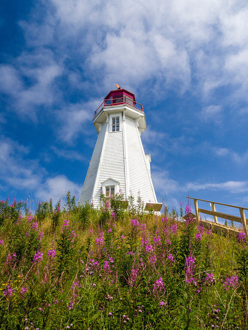 Kanada, New Brunswick, Campobello Island. Mulholland Point Leuchtturm
