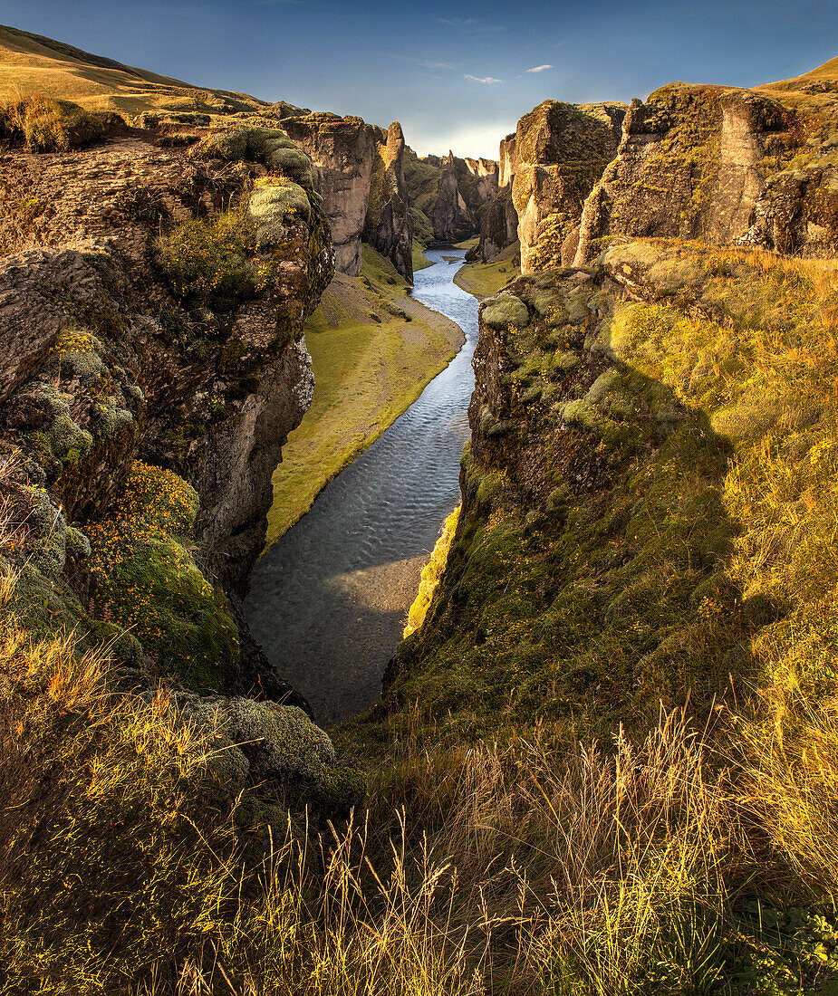 Fjadrargljufur-Schlucht im Süden Islands