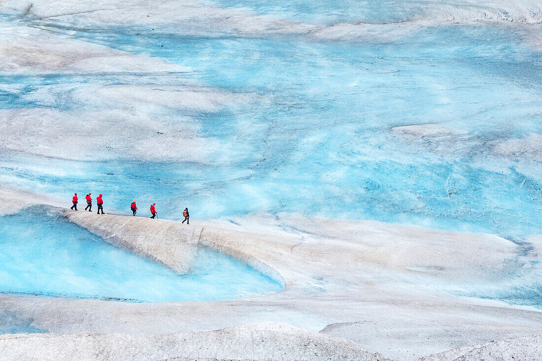 Trekking, Mendenhall-Gletscher, Juneau, Alaska, USA