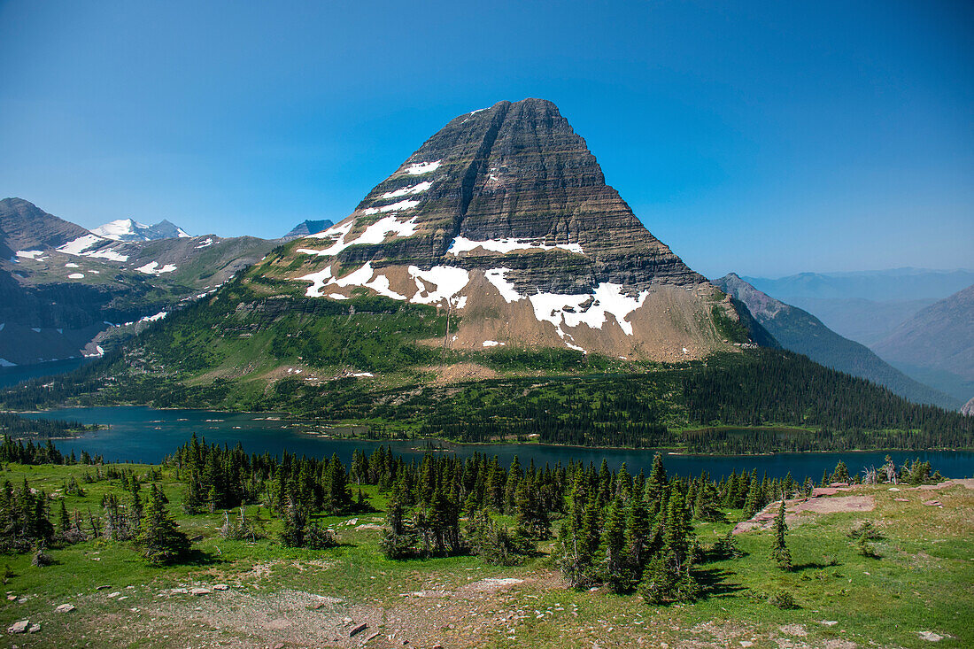 Bear Hat Mountain, Glacier National Park, Montana, USA